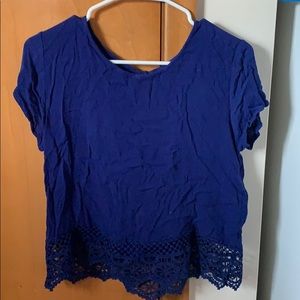 Dark Blue Blouse